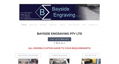 Desktop Screenshot of baysideengraving.com.au